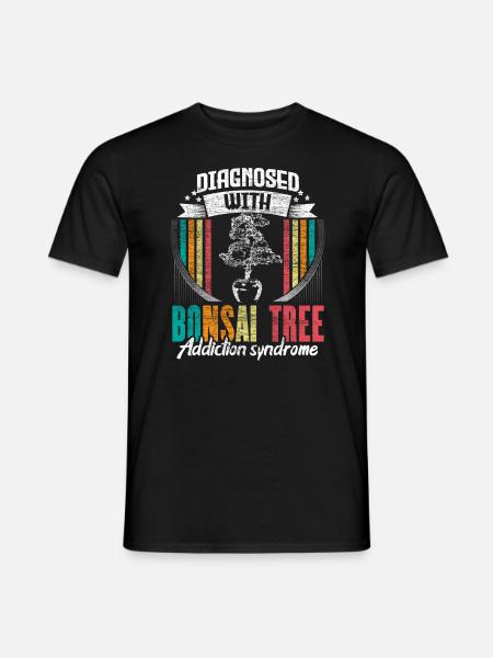 Bonsai Japan Tree - Men's T-Shirt - black
