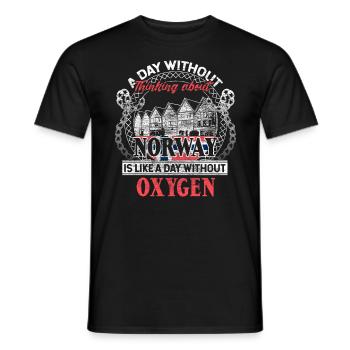 Norvège Viking Europe Cadeau - T-shirt homme - noir - Devant - AI Model Male 178 light (178cm)