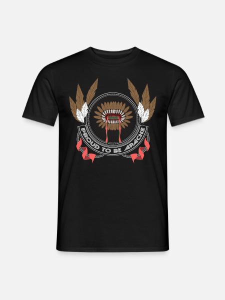 Native Indian Feathers - Men's T-Shirt - black