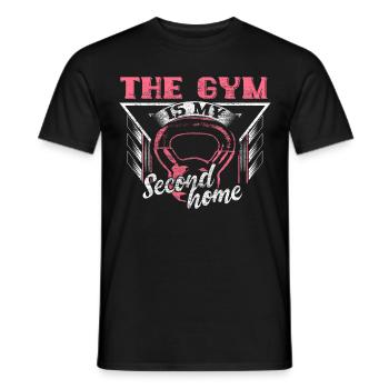 Figure de fitness de fille - T-shirt homme - noir - Devant - AI Model Male 178 light (178cm)
