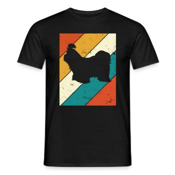 Shih Tzu dog lover Retro vintage Gift idea - Männer T-Shirt - Schwarz - Vorne - AI Model Male 178 light (178cm)