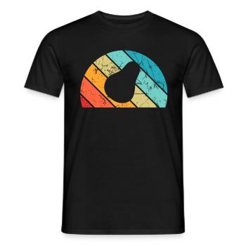 Avocat Vegan Lover Retro Veggie Diet Idée cadeau - T-shirt homme - noir - Devant - AI Model Male 178 light (178cm)