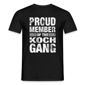 Koch Stolz Team Cadeau de famille - T-shirt homme - noir - Devant - AI Model Male 178 light (178cm)