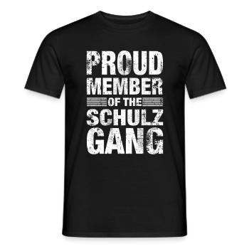 Schulz Stolz Team Familie Geschenk - Männer T-Shirt - Schwarz - Vorne - AI Model Male 178 light (178cm)