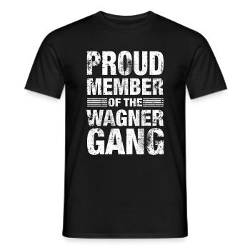 Wagner Stolz Team Family Gift - Men's T-Shirt - black - Front - AI Model Male 178 light (178cm)