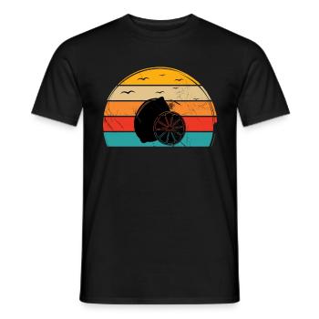 Citronfrugt elsker Retro Limonade Gaveide - Mænd T-shirt - sort - Foran - AI Model Male 178 light (178cm)