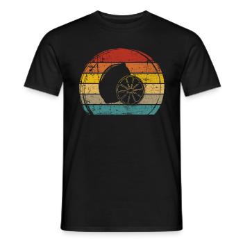 Lemon Fruit Lover Retro Lemonade Gift idea - Männer T-Shirt - Schwarz - Vorne - AI Model Male 178 light (178cm)
