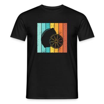 Citronfrugt elsker Retro Limonade Gaveide - Mænd T-shirt - sort - Foran - AI Model Male 178 light (178cm)