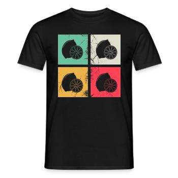 Citronfrugt elsker Retro Limonade Gaveide - Mænd T-shirt - sort - Foran - AI Model Male 178 light (178cm)