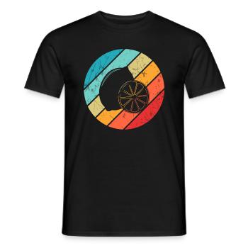 Citronfrugt elsker Retro Limonade Gaveide - Mænd T-shirt - sort - Foran - AI Model Male 178 light (178cm)