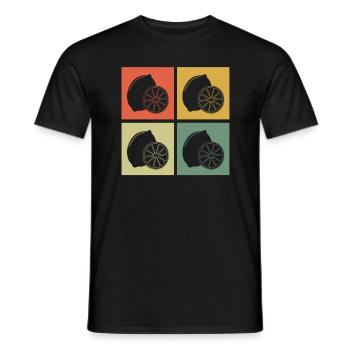 Citronfrugt elsker Retro Limonade Gaveide - Mænd T-shirt - sort - Foran - AI Model Male 178 light (178cm)