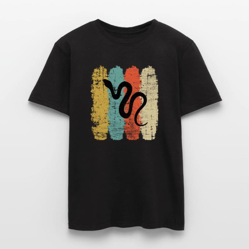 Snake Retro Reptile Python Idée cadeau T-shirt homme