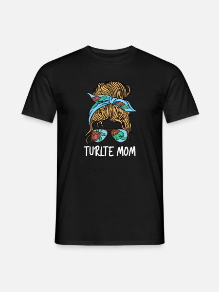 Turtle Mom Wife Sunglasses Headband - Men's T-Shirt - black