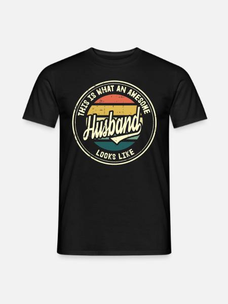 So sieht der Beste Ehemann der Welt aus Geschenk - Männer T-Shirt - Schwarz