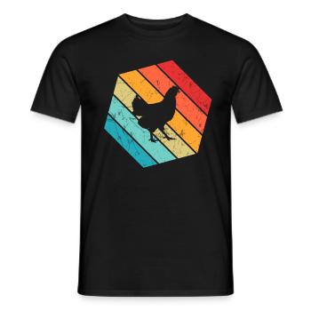 Cadeau de producteur de pommes de terre rétro en purée de pommes de terre - T-shirt homme - noir - Devant - AI Model Male 178 light (178cm)