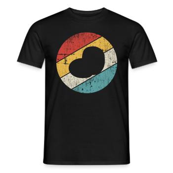 Cadeau de producteur de pommes de terre rétro en purée de pommes de terre - T-shirt homme - noir - Devant - AI Model Male 178 light (178cm)