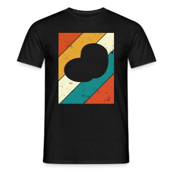 Kartoffel Kartoffelbrei Retro Geschenk - Männer T-Shirt - Schwarz - Vorne - AI Model Male 178 light (178cm)