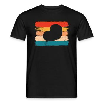 Cadeau de producteur de pommes de terre rétro en purée de pommes de terre - T-shirt homme - noir - Devant - AI Model Male 178 light (178cm)
