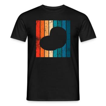 Cadeau de producteur de pommes de terre rétro en purée de pommes de terre - T-shirt homme - noir - Devant - AI Model Male 178 light (178cm)