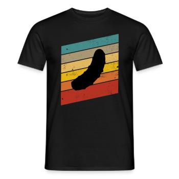 Gurke Gewürzgurke Retro Geschenk - Männer T-Shirt - Schwarz - Vorne - AI Model Male 178 light (178cm)
