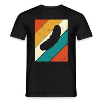 Cornichon au concombre Kukumer Retro Sour Cucumber - T-shirt homme - noir - Devant - AI Model Male 178 light (178cm)
