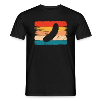 Concombre cornichon Kukumer rétro cadeau - T-shirt homme - noir - Devant - AI Model Male 178 light (178cm)