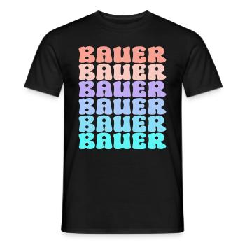 Célébrez la joie et l’inspiration au quotidien - Bauer Rai - T-shirt homme - noir - Devant - AI Model Male 178 light (178cm)