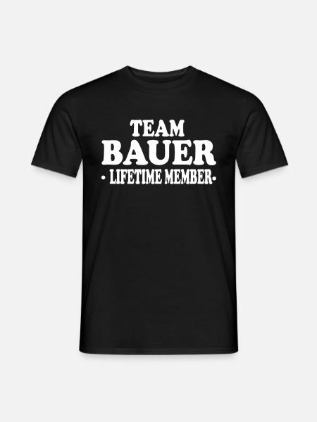 Team Bauer Lifetime Member - Men's T-Shirt - black