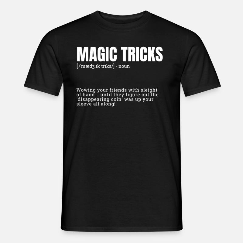 Magic Tricks Indoor Hobbies Definition - Männer T-Shirt - Schwarz