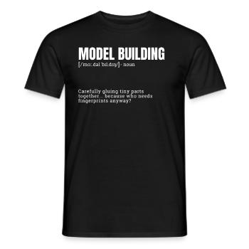Définition amusante pour les loisirs intérieurs de modélisme - T-shirt homme - noir - Devant - AI Model Male 178 light (178cm)