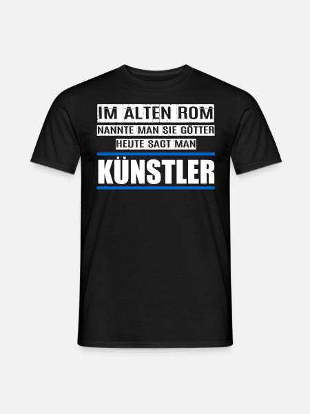 KÜNSTLER - Männer T-Shirt - Schwarz