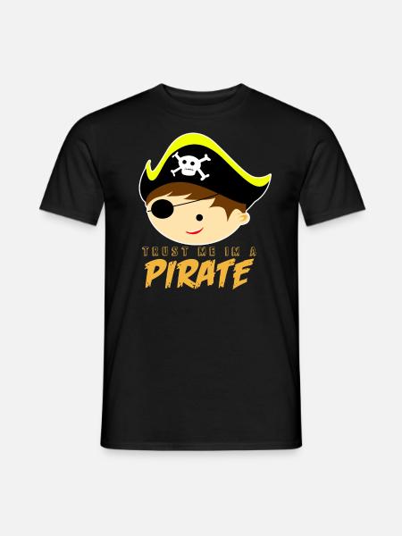pirate - T-shirt homme - noir