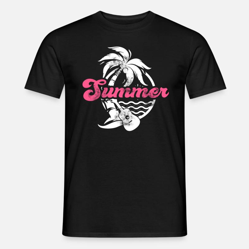 Sommer - Männer T-Shirt - Schwarz