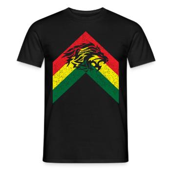Lion - T-shirt homme - noir - Devant - AI Model Male 178 light (178cm)