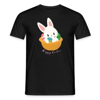 Ostern - Männer T-Shirt - Schwarz - Vorne - AI Model Male 178 light (178cm)