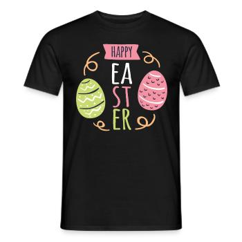 Ostern - Männer T-Shirt - Schwarz - Vorne - AI Model Male 178 light (178cm)