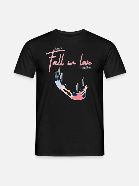 amour - T-shirt homme - noir