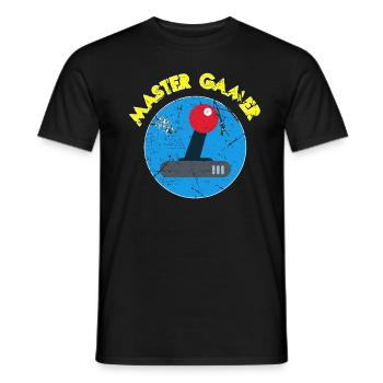Gamer - Men's T-Shirt - black - Front - AI Model Male 178 light (178cm)