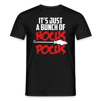 Hocus Pocus Magie Magie Magie Halloween Sorcière - T-shirt homme - noir - Devant - AI Model Male 178 light (178cm)