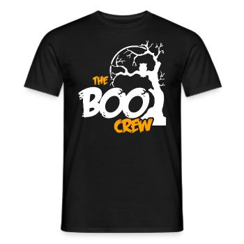 Die Buh Crew Halloween Freunde Süßigkeiten sammeln - Männer T-Shirt - Schwarz - Vorne - AI Model Male 178 light (178cm)