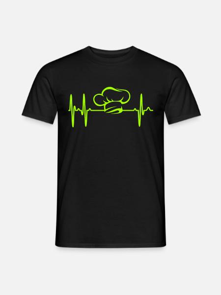 Koch - Männer T-Shirt - Schwarz