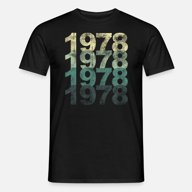 1978 - Männer T-Shirt - Schwarz