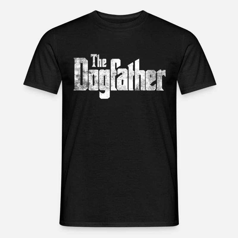 Hunde Vater - Männer T-Shirt - Schwarz