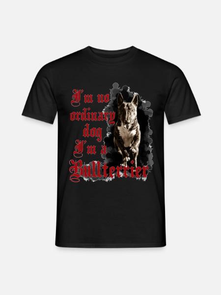 Running Bull Terrier - Men's T-Shirt - black
