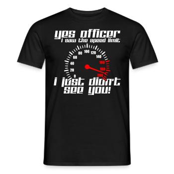 Auto Tacho - Männer T-Shirt - Schwarz - Vorne - AI Model Male 178 light (178cm)