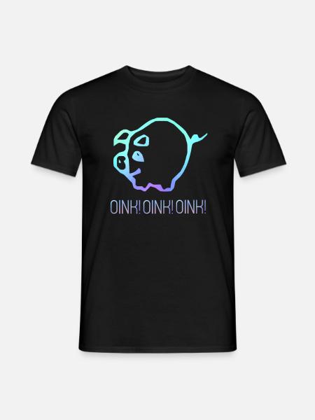 Oink! Oink! Oink! - Männer T-Shirt - Schwarz