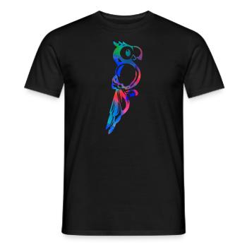 perroquet - T-shirt homme - noir - Devant - AI Model Male 178 light (178cm)