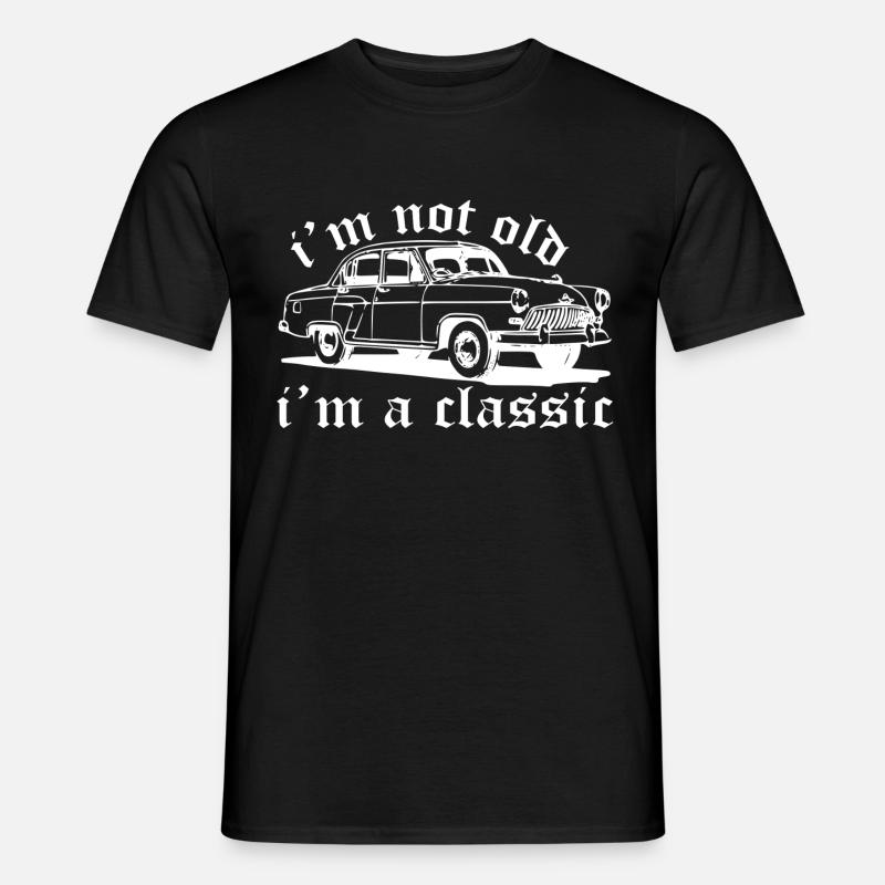 Auto Klassisch - Männer T-Shirt - Schwarz
