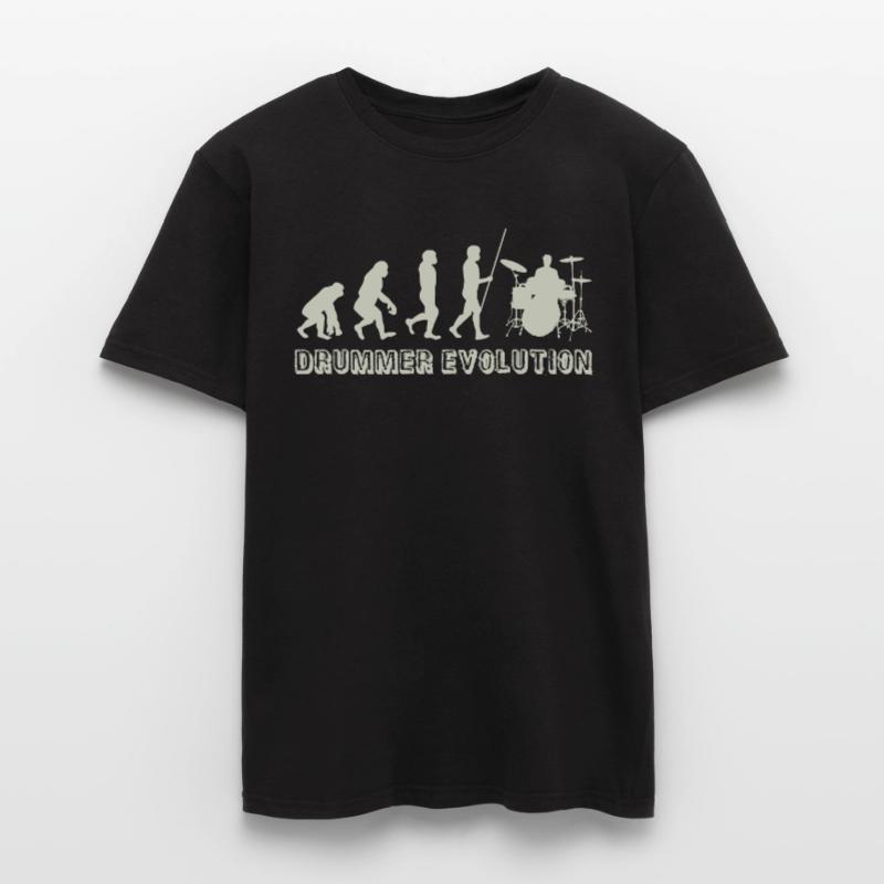 Evolution Drum Drummer Men's T-Shirt
