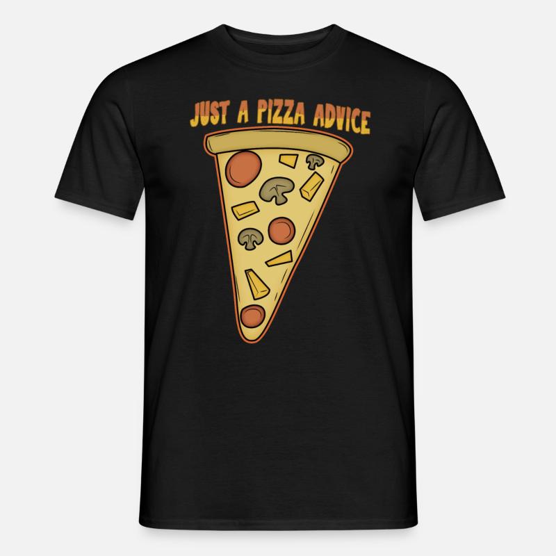 Just a Pizza Advice gift, partnerlook - Men’s T-shirt - black